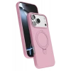 Newface Apple iPhone 17 Pro Regal Magsafe Standlı Kapak - Açık Pembe