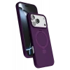 Newface Apple iPhone 17 Pro Regal Magsafe Standlı Kapak - Derin Mor