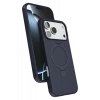 Newface Apple iPhone 17 Pro Regal Magsafe Standlı Kapak - Lacivert