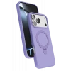 Newface Apple iPhone 17 Pro Regal Magsafe Standlı Kapak - Lila