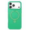 Newface Apple iPhone 17 Pro Regal Magsafe Standlı Kapak - Yeşil