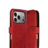Newface Apple iPhone 17 Pro Trend S Plus Kapaklı Kılıf - Kırmızı