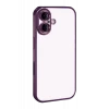 Newface Apple iPhone 17 Razer Lensli Silikon - Açık Mor