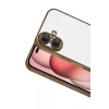 Newface Apple iPhone 17 Razer Lensli Silikon - Çöl Titanyum