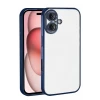 Newface Apple iPhone 17 Razer Lensli Silikon - Lacivert