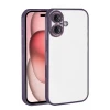Newface Apple iPhone 17 Razer Lensli Silikon - Mor
