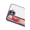 Newface Apple iPhone 17 Razer Lensli Silikon - Mor