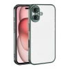 Newface Apple iPhone 17 Razer Lensli Silikon - Yeşil