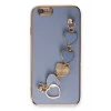 Newface Apple iPhone 6 Kılıf Esila Silikon - Gri