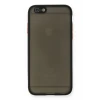 Newface Apple iPhone 6 Kılıf Montreal Silikon Kapak - Siyah