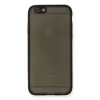 Newface Apple iPhone 6 Kılıf Montreal Silikon Kapak - Siyah