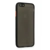 Newface Apple iPhone 6 Kılıf Montreal Silikon Kapak - Siyah