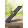 Newface Apple iPhone 6 Kılıf Range Yüzüklü Silikon - Kırmızı