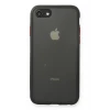 Newface Apple iPhone 7 Kılıf Montreal Silikon Kapak - Siyah
