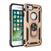 Newface Apple iPhone 7 Kılıf Sofya Yüzüklü Silikon Kapak - Gold