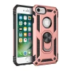 Newface Apple iPhone 7 Kılıf Sofya Yüzüklü Silikon Kapak - Rose