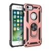 Newface Apple iPhone 7 Kılıf Sofya Yüzüklü Silikon Kapak - Rose