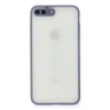 Newface Apple iPhone 7 Plus Kılıf Montreal Silikon Kapak - Gri