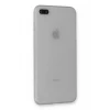 Newface Apple iPhone 7 Plus Kılıf PP Ultra İnce Kapak - Beyaz