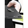 Newface Apple iPhone 7 Plus Kılıf Range Yüzüklü Silikon - Kırmızı