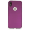 Newface Apple iPhone X Kılıf First Silikon - Mürdüm