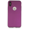 Newface Apple iPhone X Kılıf First Silikon - Mürdüm