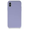 Newface Apple iPhone X Kılıf Lansman Legant Silikon - Lila