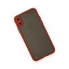 Newface Apple iPhone X Kılıf Montreal Silikon Kapak - Kırmızı
