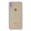 Newface Apple iPhone X Kılıf Montreal Silikon Kapak - Mor