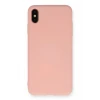 Newface Apple iPhone X Kılıf Nano içi Kadife Silikon - Pudra