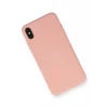 Newface Apple iPhone X Kılıf Nano içi Kadife Silikon - Pudra