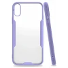 Newface Apple iPhone X Kılıf Platin Silikon - Lila