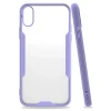 Newface Apple iPhone X Kılıf Platin Silikon - Lila