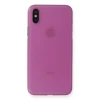 Newface Apple iPhone X Kılıf PP Ultra İnce Kapak - Pembe