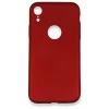 Newface Apple iPhone XR Kılıf First Silikon - Bordo