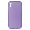 Newface Apple iPhone XR Kılıf PP Ultra İnce Kapak - Mor