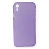 Newface Apple iPhone XR Kılıf PP Ultra İnce Kapak - Mor