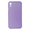 Newface Apple iPhone XR Kılıf PP Ultra İnce Kapak - Mor
