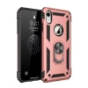 Newface Apple iPhone XR Kılıf Sofya Yüzüklü Silikon Kapak - Rose