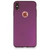 Newface Apple iPhone XS Max Kılıf First Silikon - Mürdüm