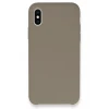 Newface Apple iPhone XS Max Kılıf Lansman Legant Silikon - Bej