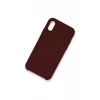 Newface Apple iPhone XS Max Kılıf Lansman Legant Silikon - Bordo