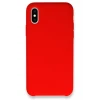 Newface Apple iPhone XS Max Kılıf Lansman Legant Silikon - Kırmızı