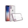 Newface Apple iPhone XS Max Kılıf Miami Şeffaf Silikon - Açık Mor