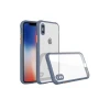 Newface Apple iPhone XS Max Kılıf Miami Şeffaf Silikon - Gri