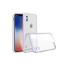 Newface Apple iPhone XS Max Kılıf Miami Şeffaf Silikon - Lila