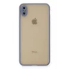 Newface Apple iPhone XS Max Kılıf Montreal Silikon Kapak - Gri
