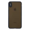 Newface Apple iPhone XS Max Kılıf Montreal Silikon Kapak - Lacivert