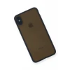 Newface Apple iPhone XS Max Kılıf Montreal Silikon Kapak - Lacivert
