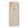 Newface Apple iPhone XS Max Kılıf Montreal Silikon Kapak - Pembe